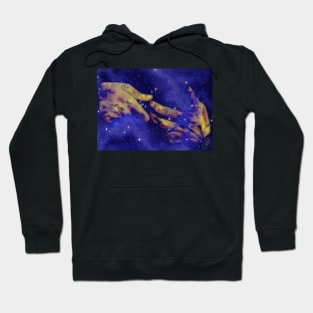 The Pillars of Creation but make it Destiel - painting Hoodie